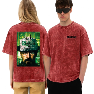 acid wash drop shoulder t shirt (never too late)
