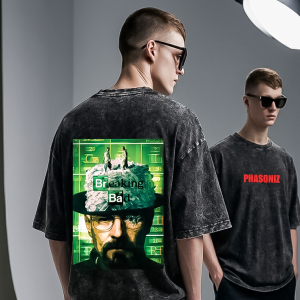 acid wash drop shoulder t shirt (6 color +breaking bad)